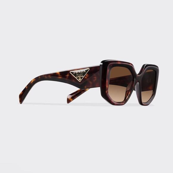 Prada Tortoise Sunglasses with triangle logo main image 7